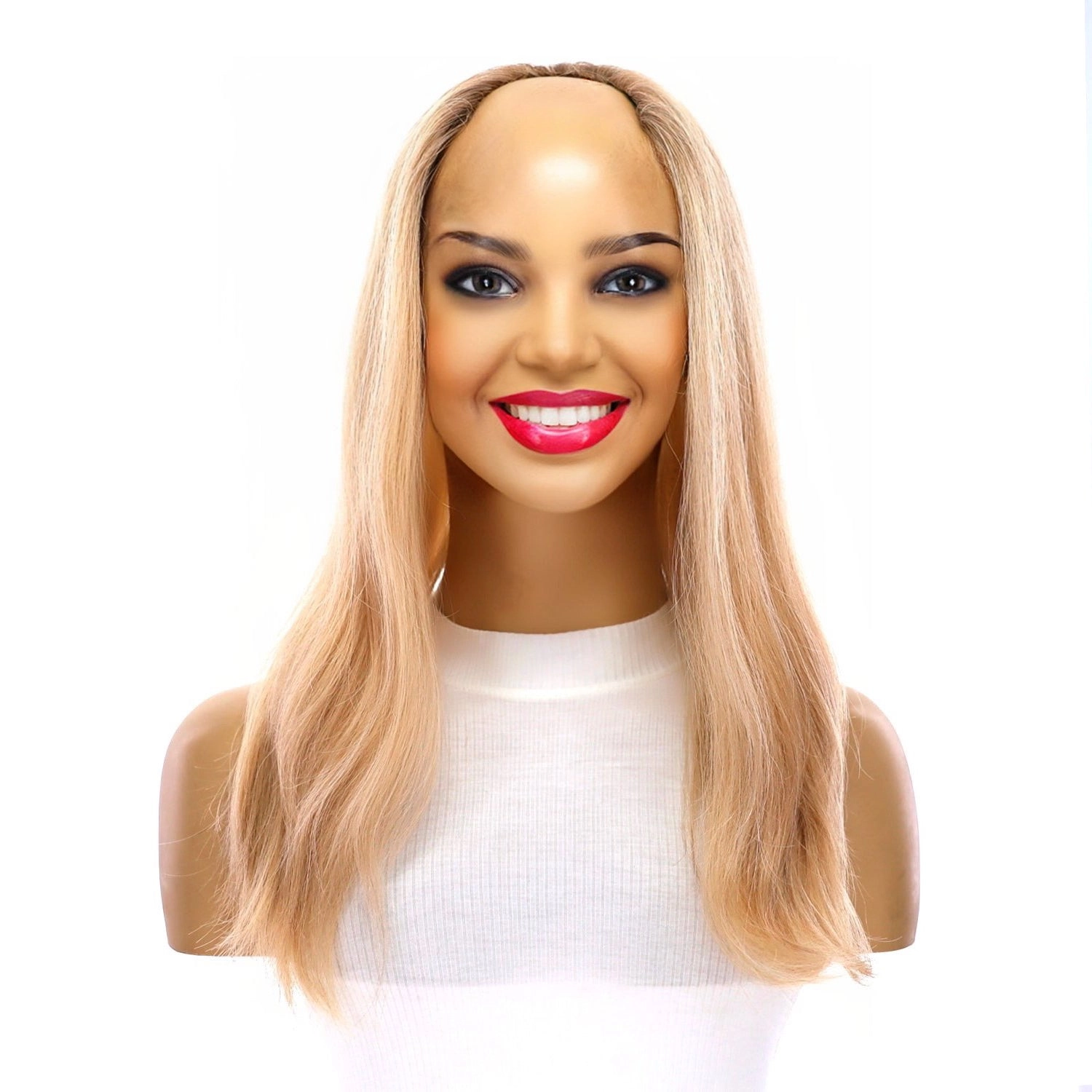 18" U-Shape Topper Golden Blonde