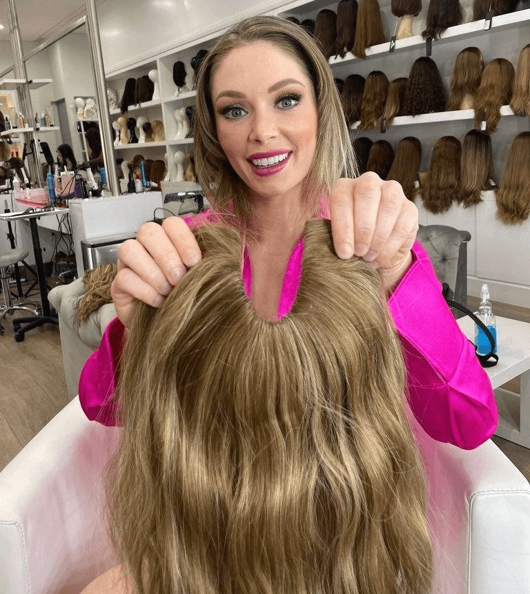18" U-Shape Topper Medium Blonde