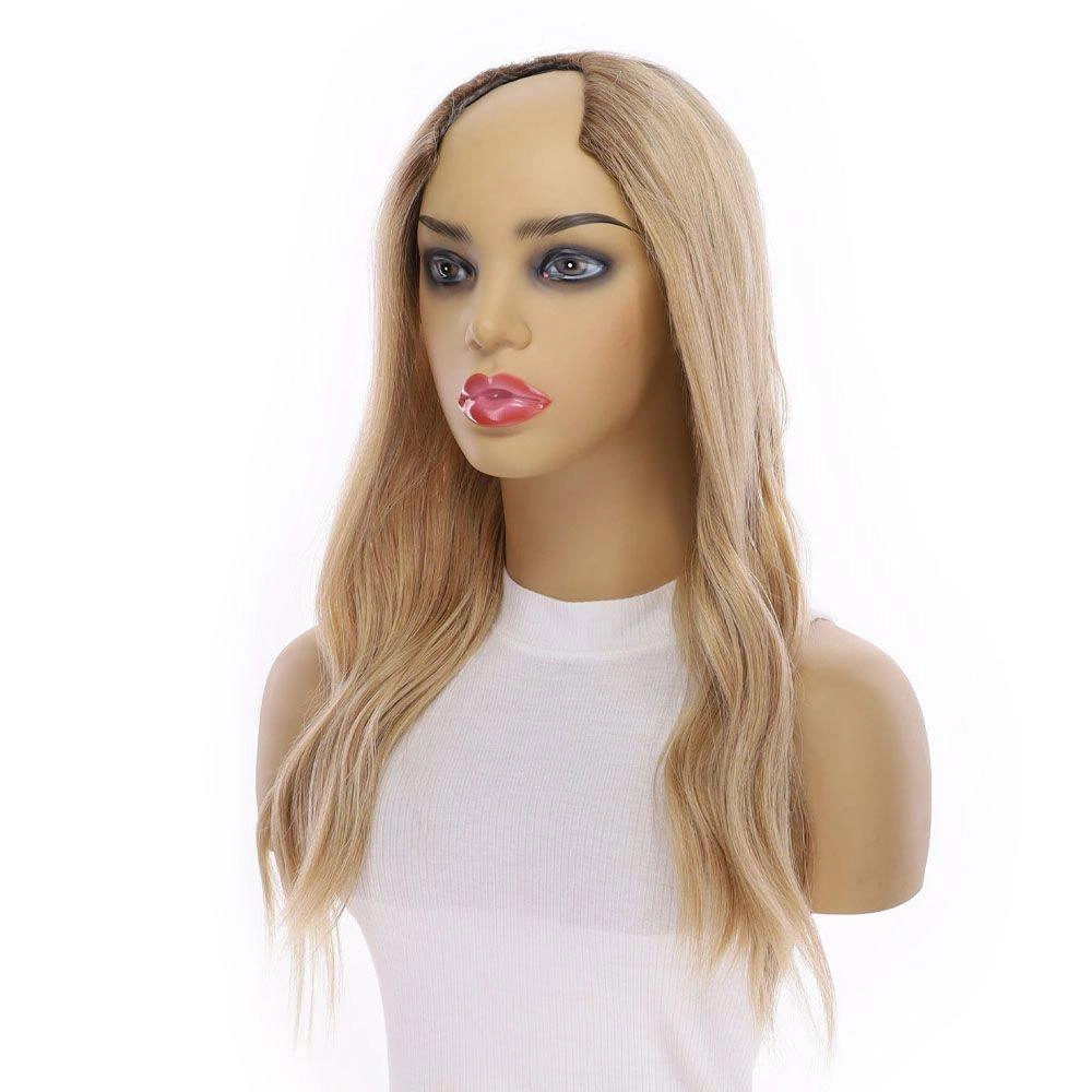 20" U-Shape Wig Golden Blonde