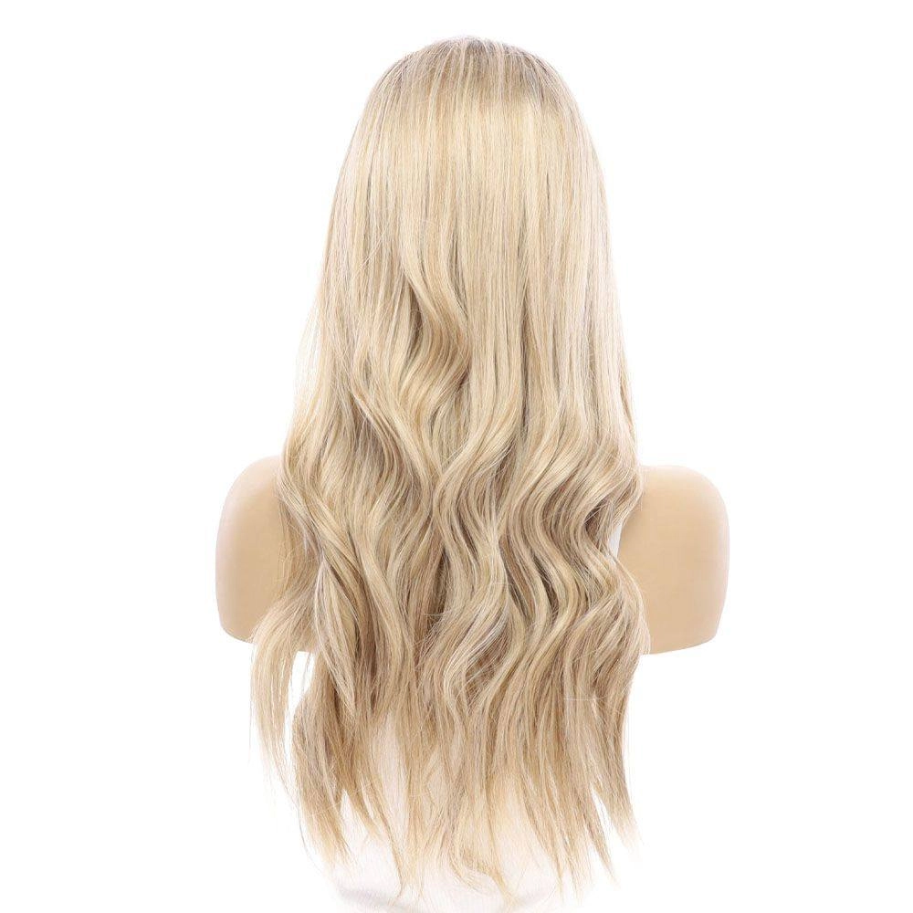 24" U-Shape Wig Ash Blonde