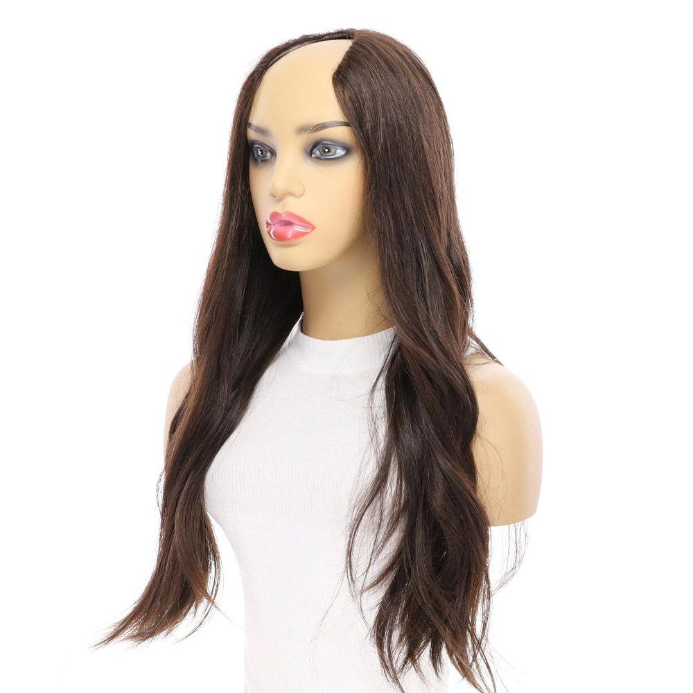 24" U-Shape Wig Dark Brown