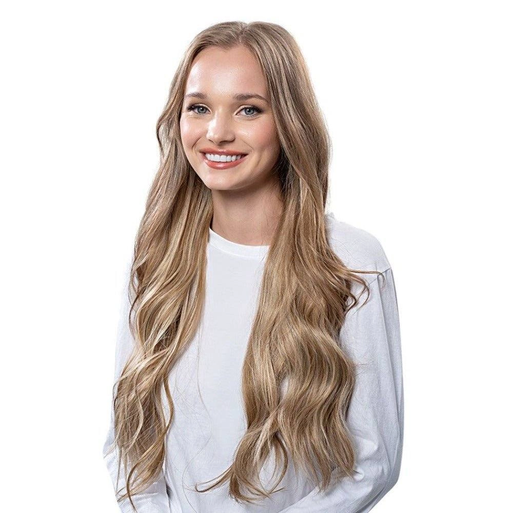 26" U-Shape Wig Ash Blonde