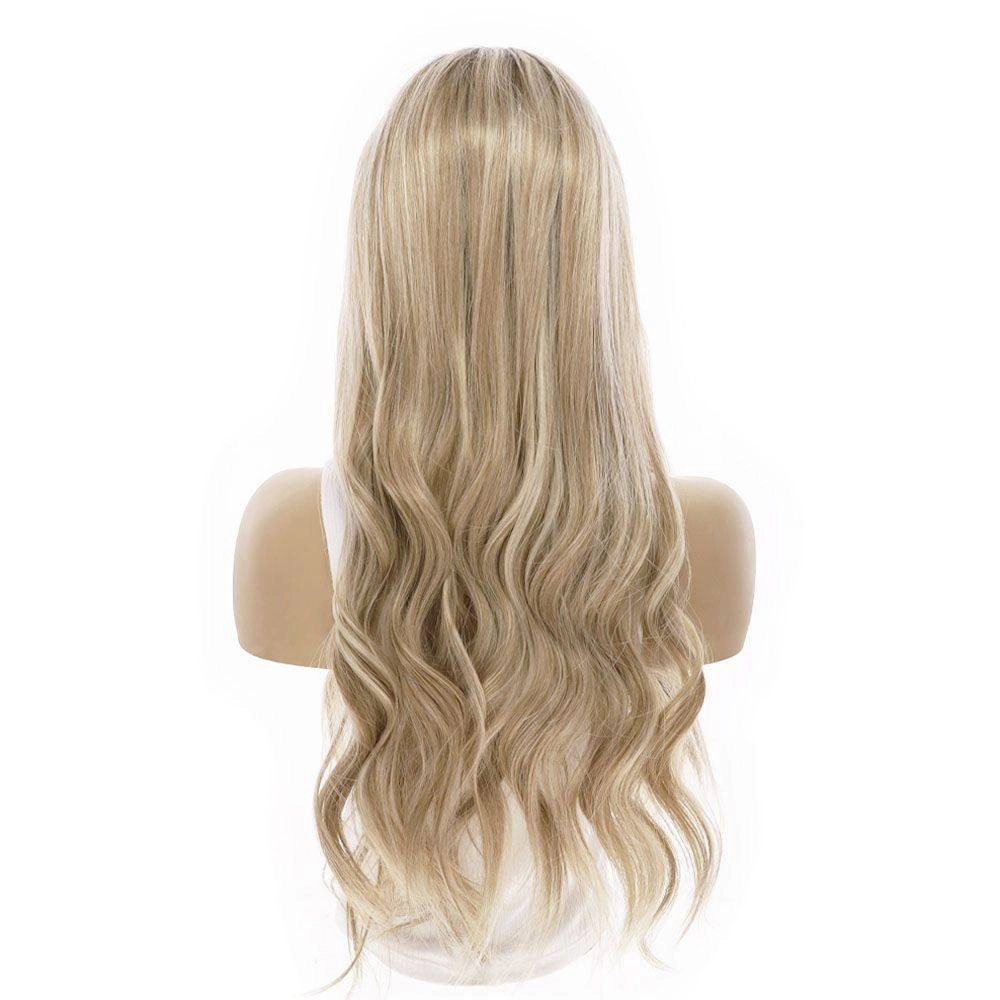 26" U-Shape Wig Ash Blonde