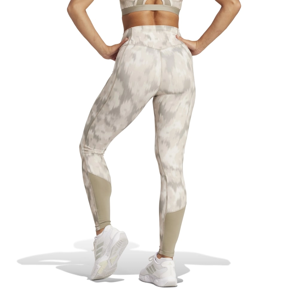 adidas Optime Essentials Allover Print Flower Tie-Dye Women's Leggings