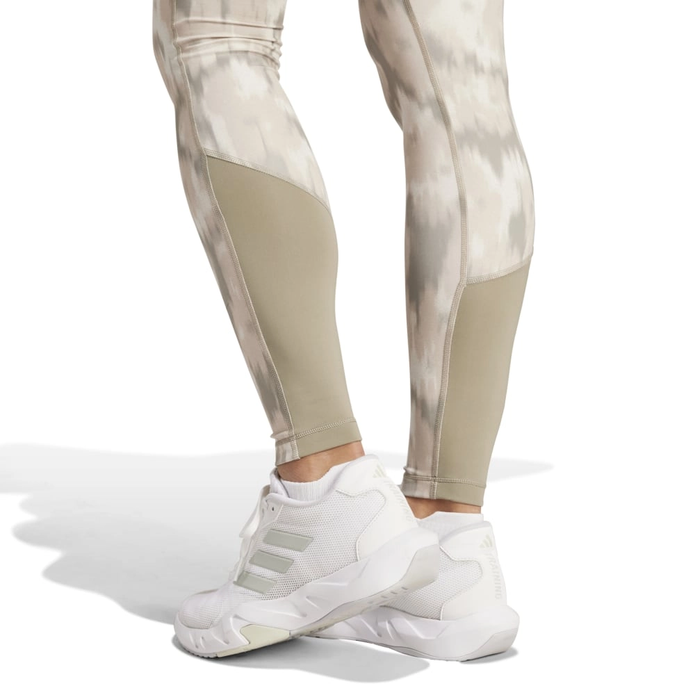 adidas Optime Essentials Allover Print Flower Tie-Dye Women's Leggings