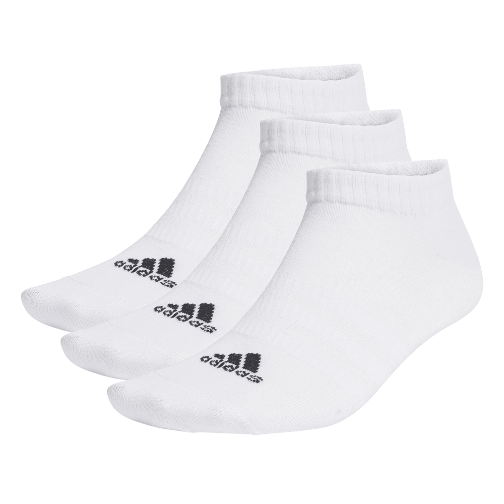 adidas Thin and Light Sportswear 3 Pairs Unisex Low-Cut Socks