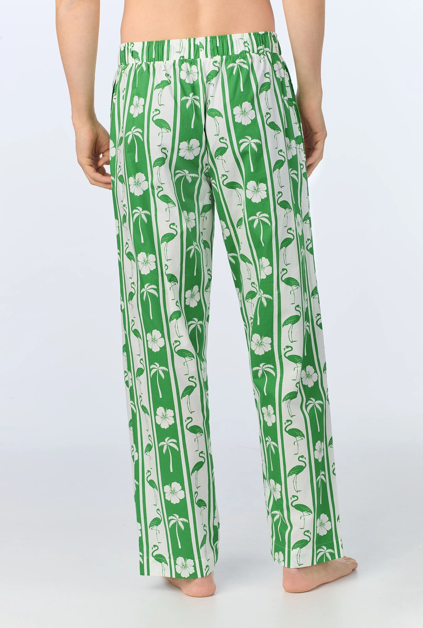 Aloha Stripe Men's Woven Cotton Poplin PJ Pant