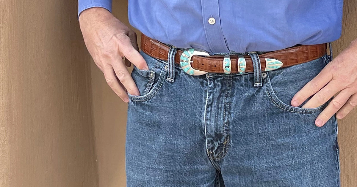 B G Mudd 122 w/ Denim Lapis Buckle Set 1.0