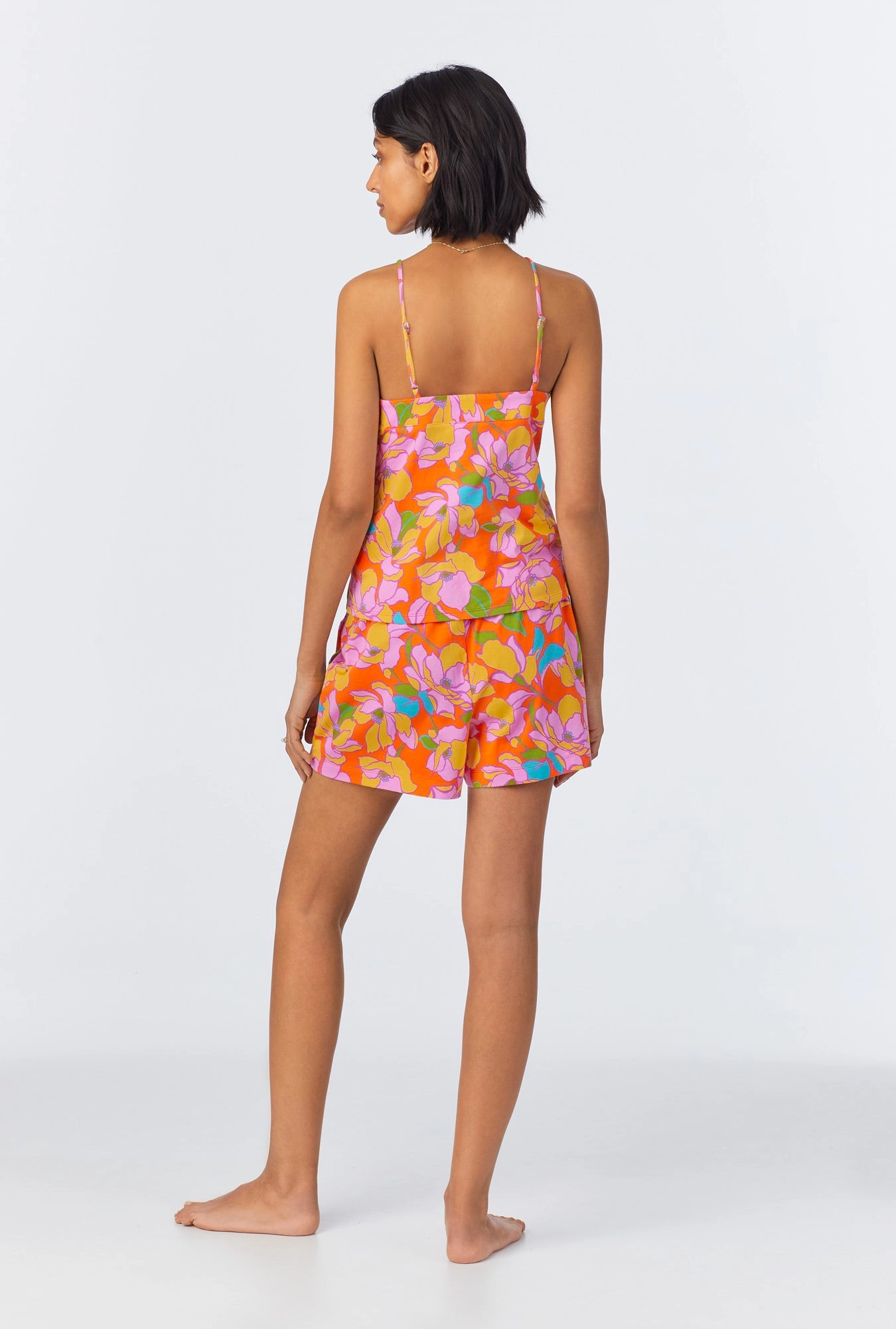 BedHead x Trina Turk Floral Cami Shorty Stretch Jersey PJ Set