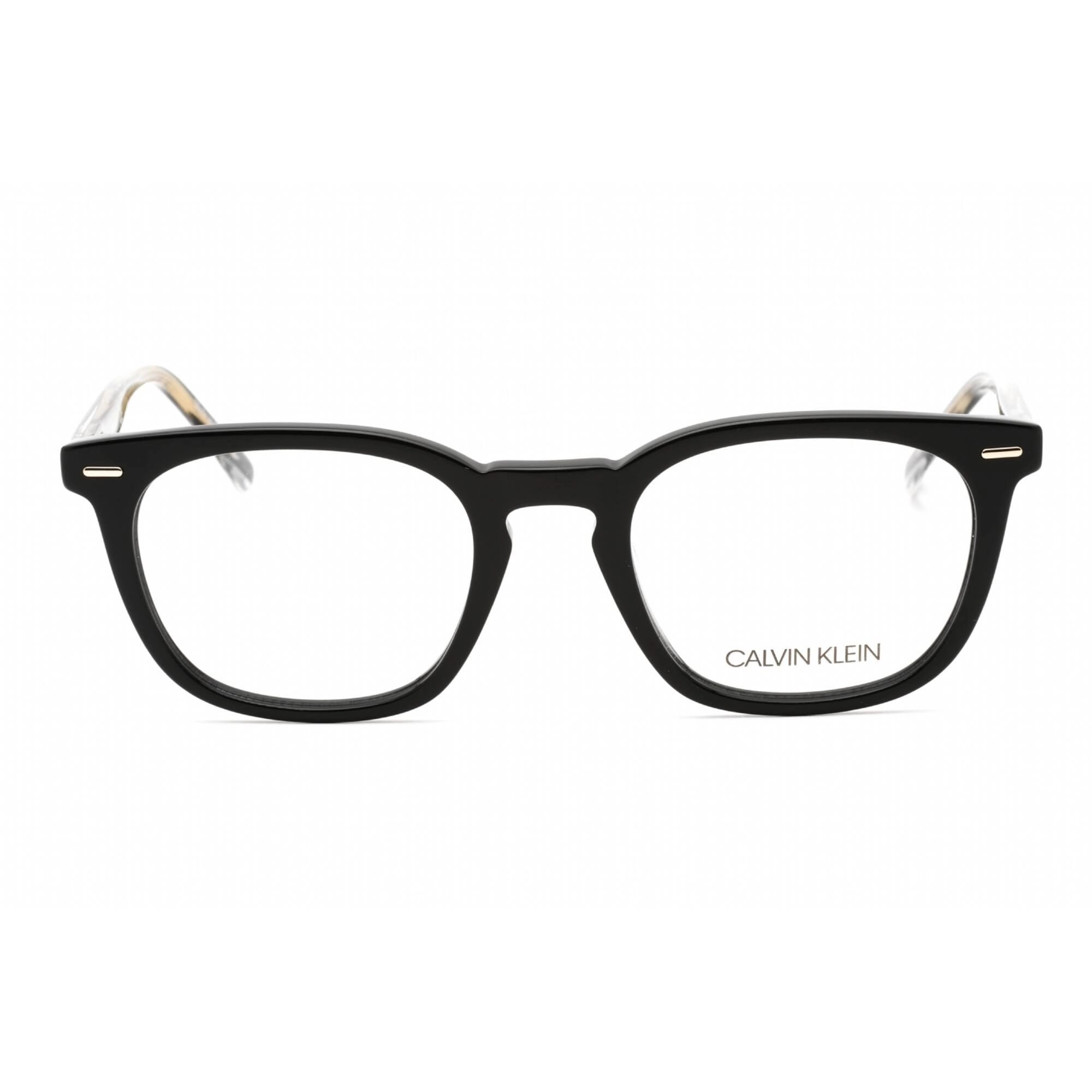 Calvin Klein Men's Eyeglasses - Full Rim Black Plastic Rectangular Frame | CK21711 001