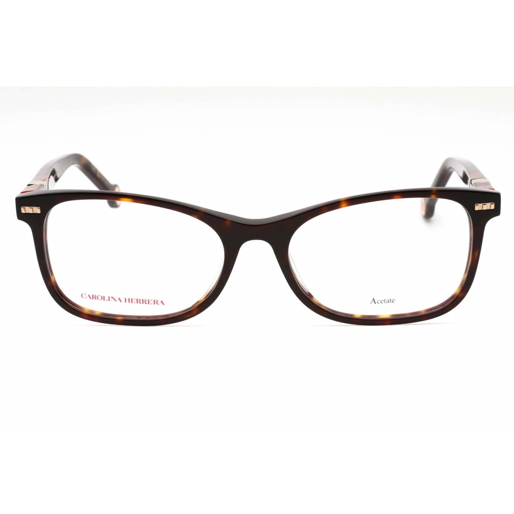 Carolina Herrera Women's Eyeglasses - Havana Red Plastic Frame | HER 0110 0O63 00