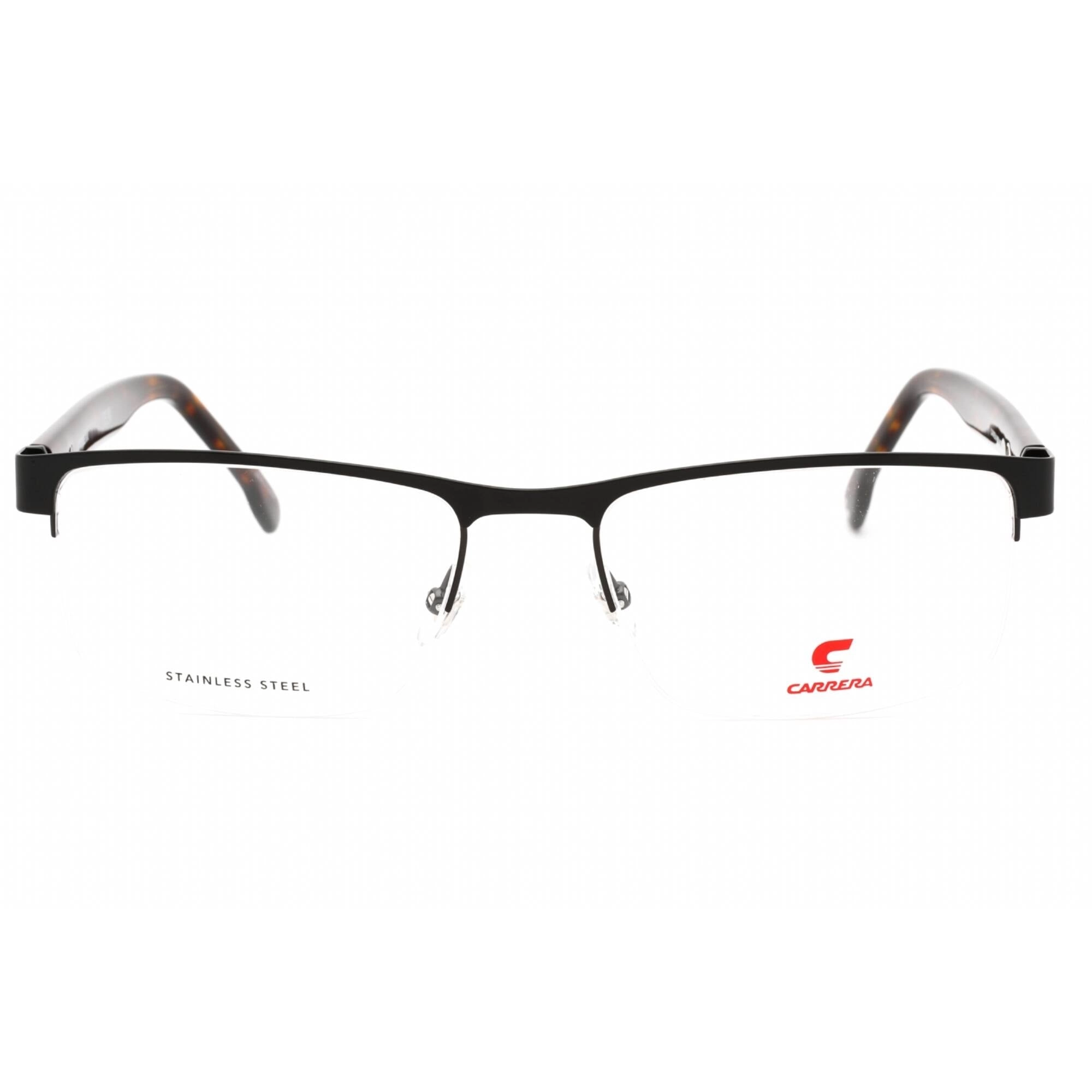 Carrera Men's Eyeglasses - Black Rectangular Half Rim Frame | CARRERA 8888 0807 00