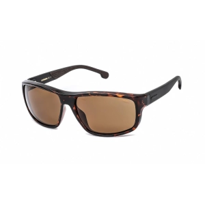 Carrera Men's Sunglasses - Dark Havana Plastic Rectangular Frame | 8038/S 0086 SP