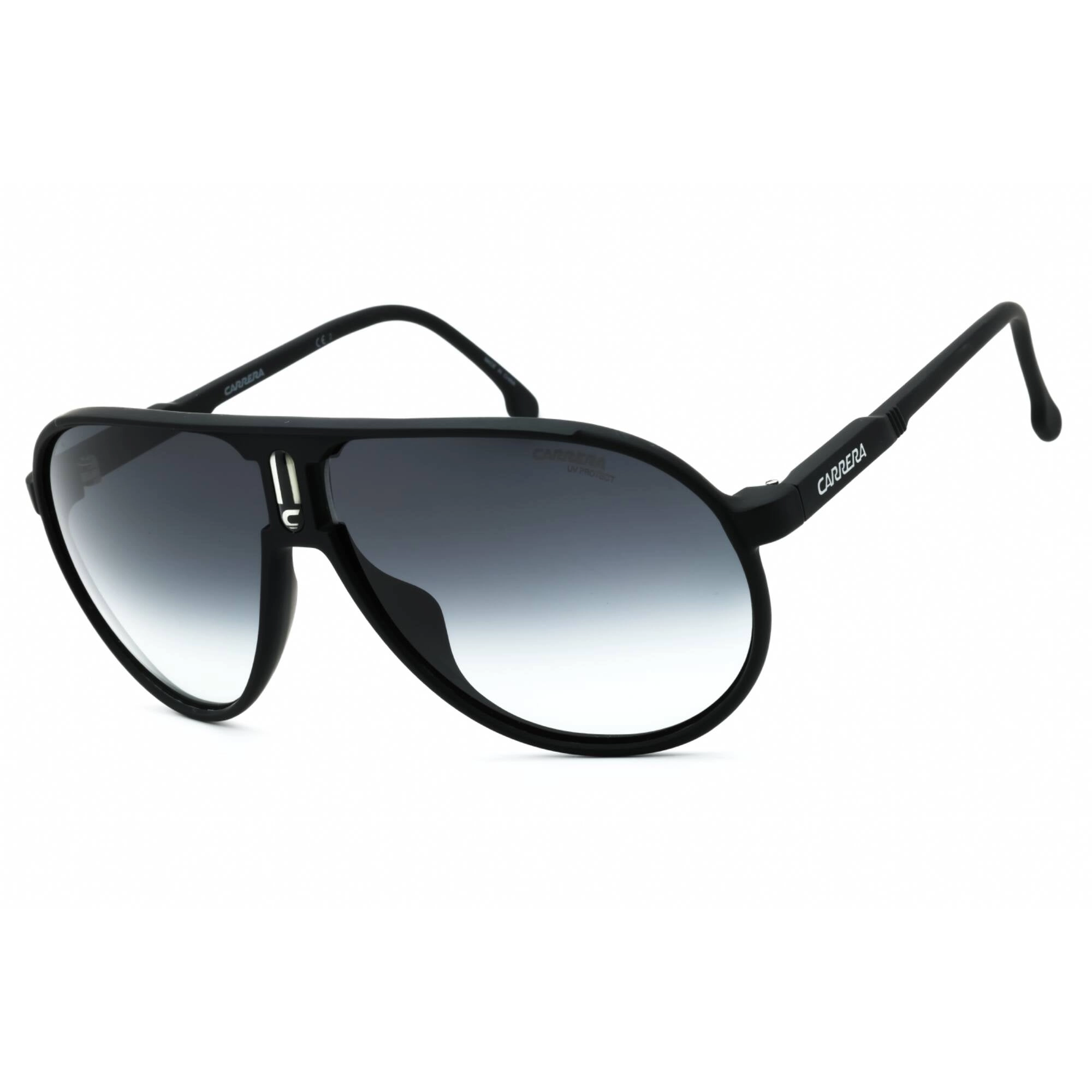 Carrera Men's Sunglasses - Matte Black Plastic Pilot Shape Frame | CHAMPION/N 0DL5 9O