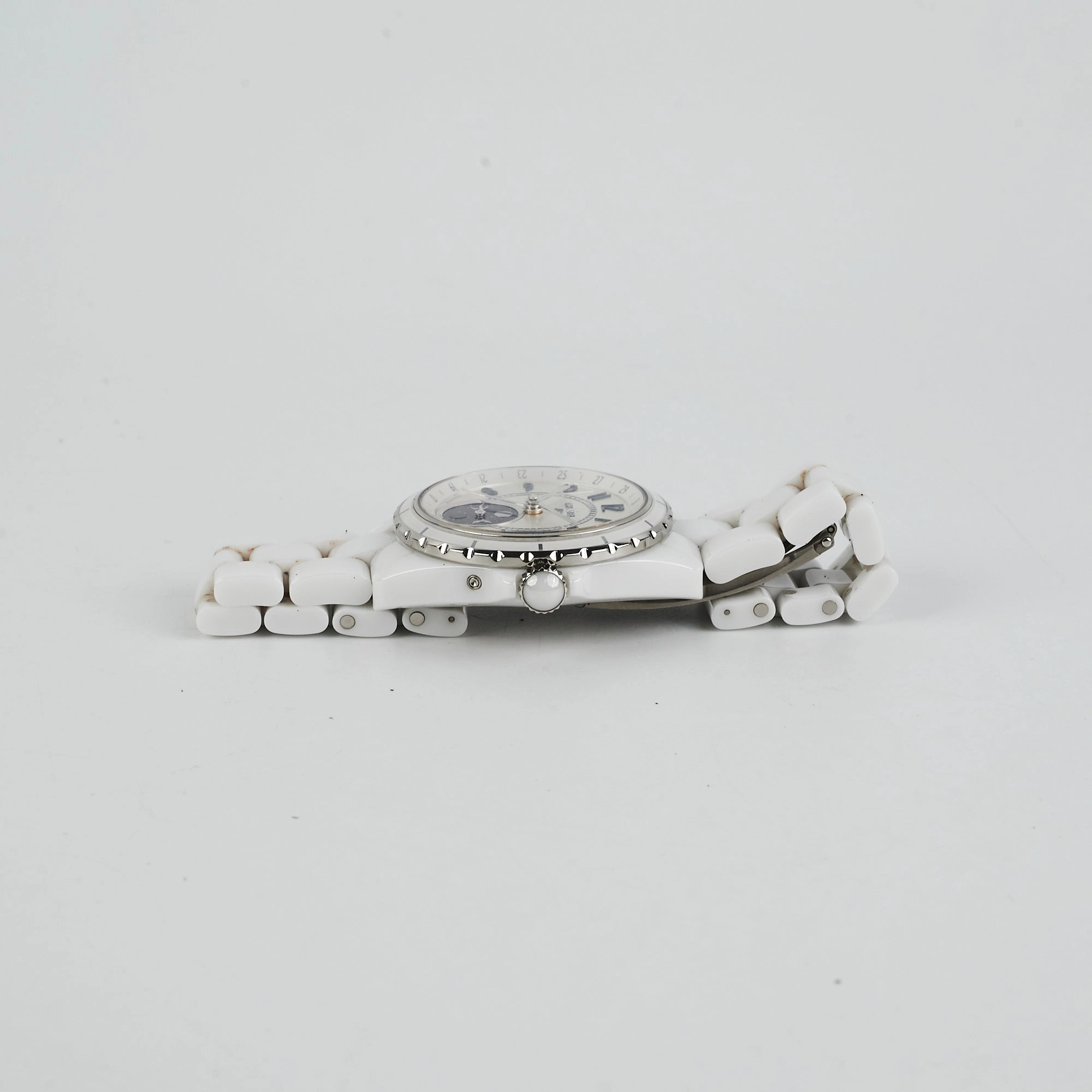 Chanel J12 38mm Moon Phase White Ceramic Watch