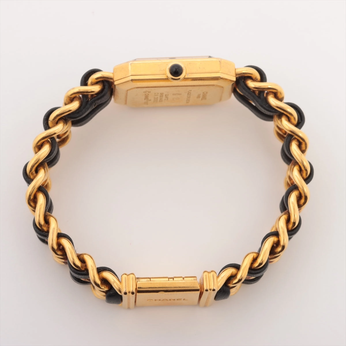 Chanel Premiere M Gold Black Watch