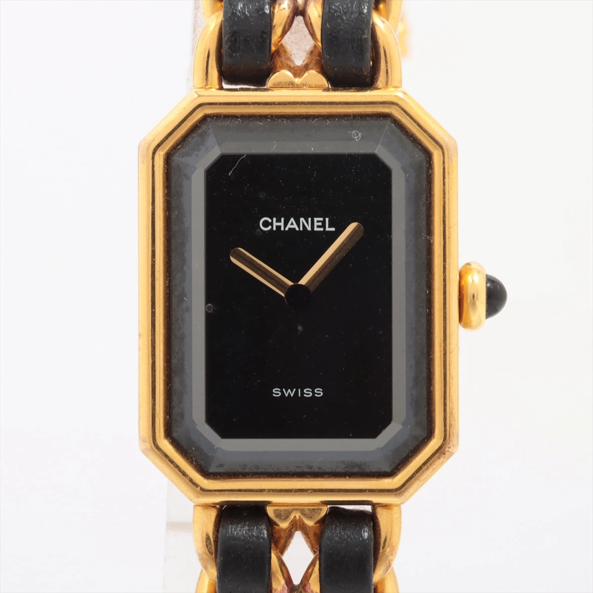 Chanel Premiere M Gold Black Watch