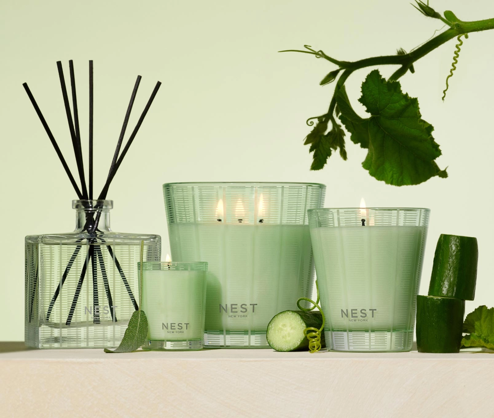 Cucumber & White Sage Votive Candle