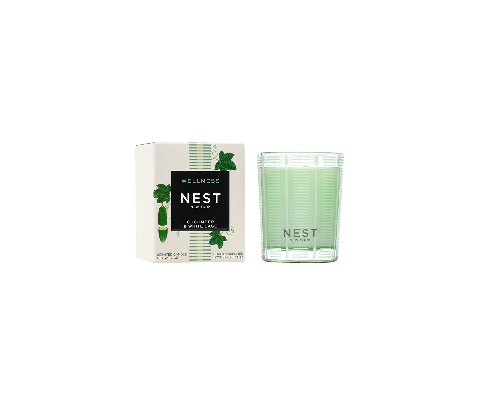 Cucumber & White Sage Votive Candle