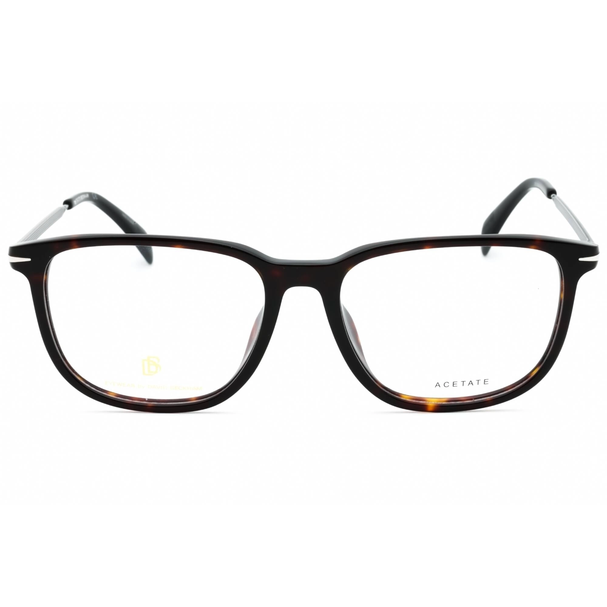 David Beckham Men's Eyeglasses - Havana Ruthenium Plastic Frame | DB 7074/F 03MA 00