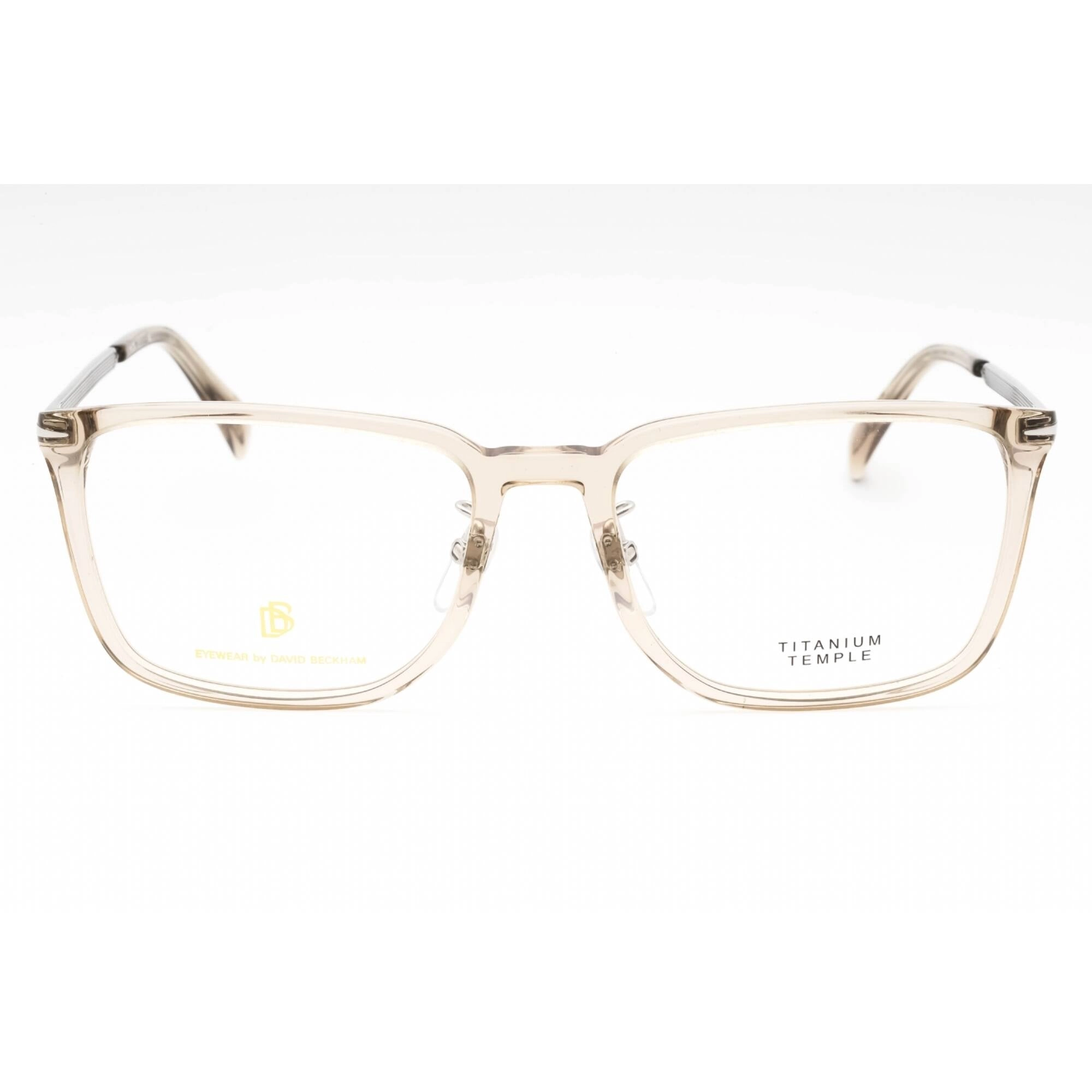 David Beckham Men's Eyeglasses - Mud Rectangular Full Rim Frame | DB 1110/G 079U 00