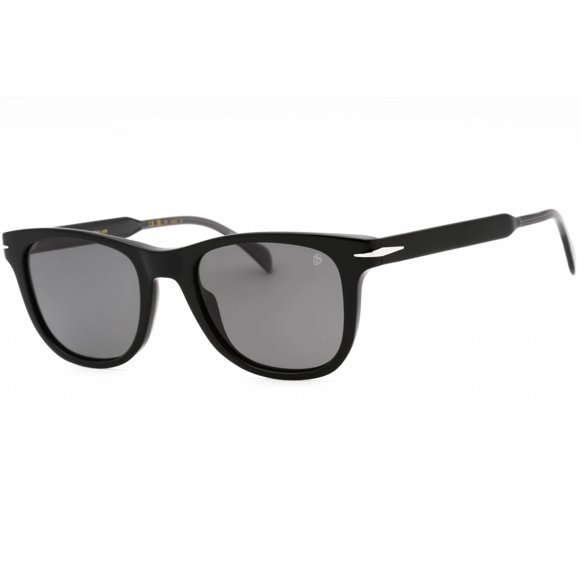 David Beckham Men's Sunglasses - Black Grey Plastic Square Frame | DB 1113/S 008A M9