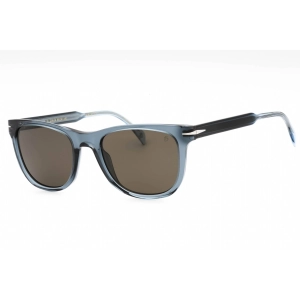 David Beckham Men's Sunglasses - Blue Square Frame Grey Lens | DB 1113/S 0PJP IR