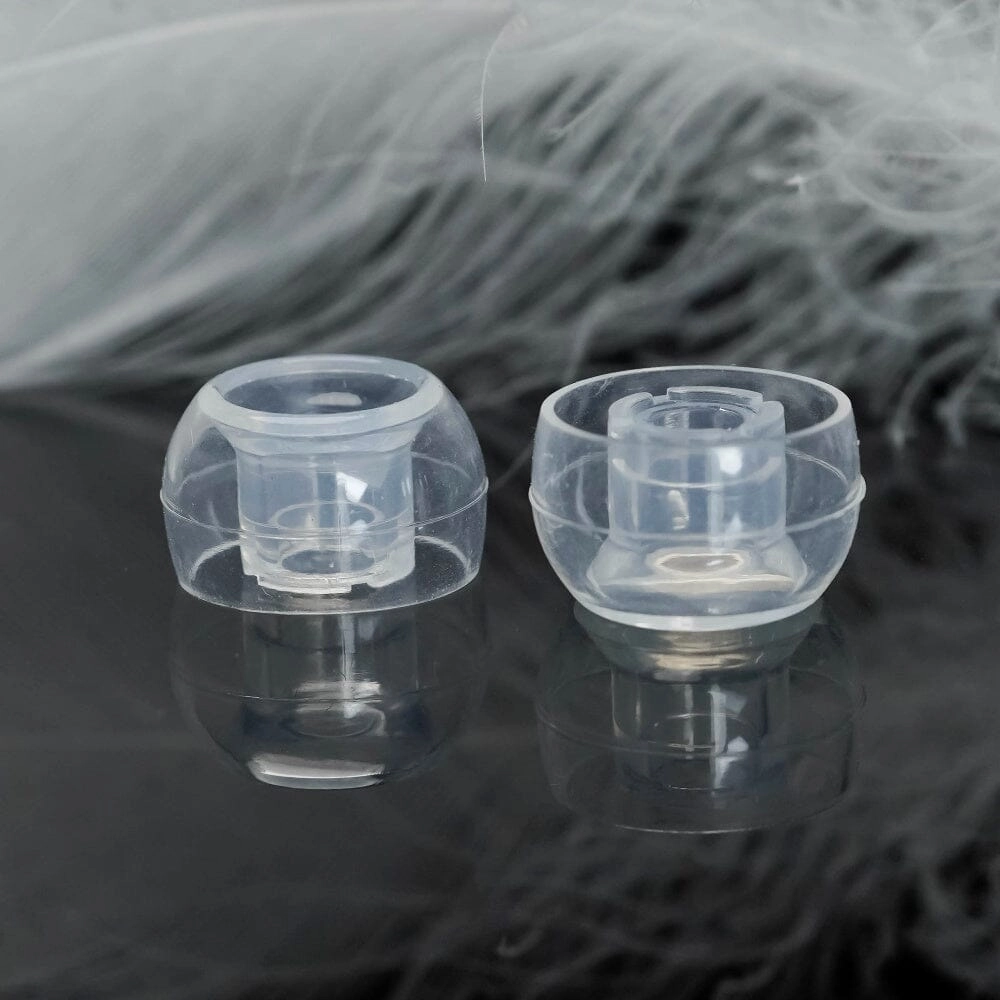 Divinus Prism Wide Bore LSR Eartips For 4-6mm Nozzle