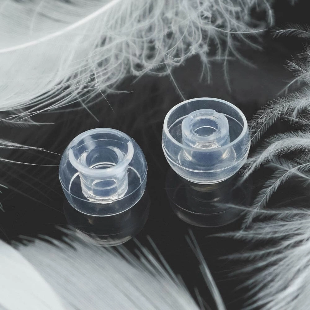 Divinus Prism Wide Bore LSR Eartips For 4-6mm Nozzle