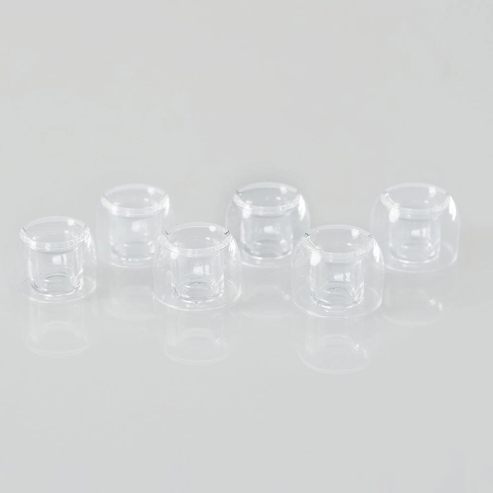 Divinus Prism Wide Bore LSR Eartips For 4-6mm Nozzle