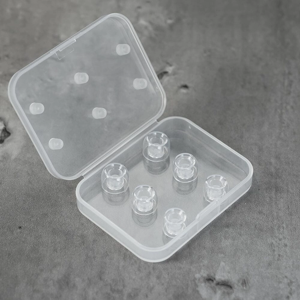 Divinus Prism Wide Bore LSR Eartips For 4-6mm Nozzle