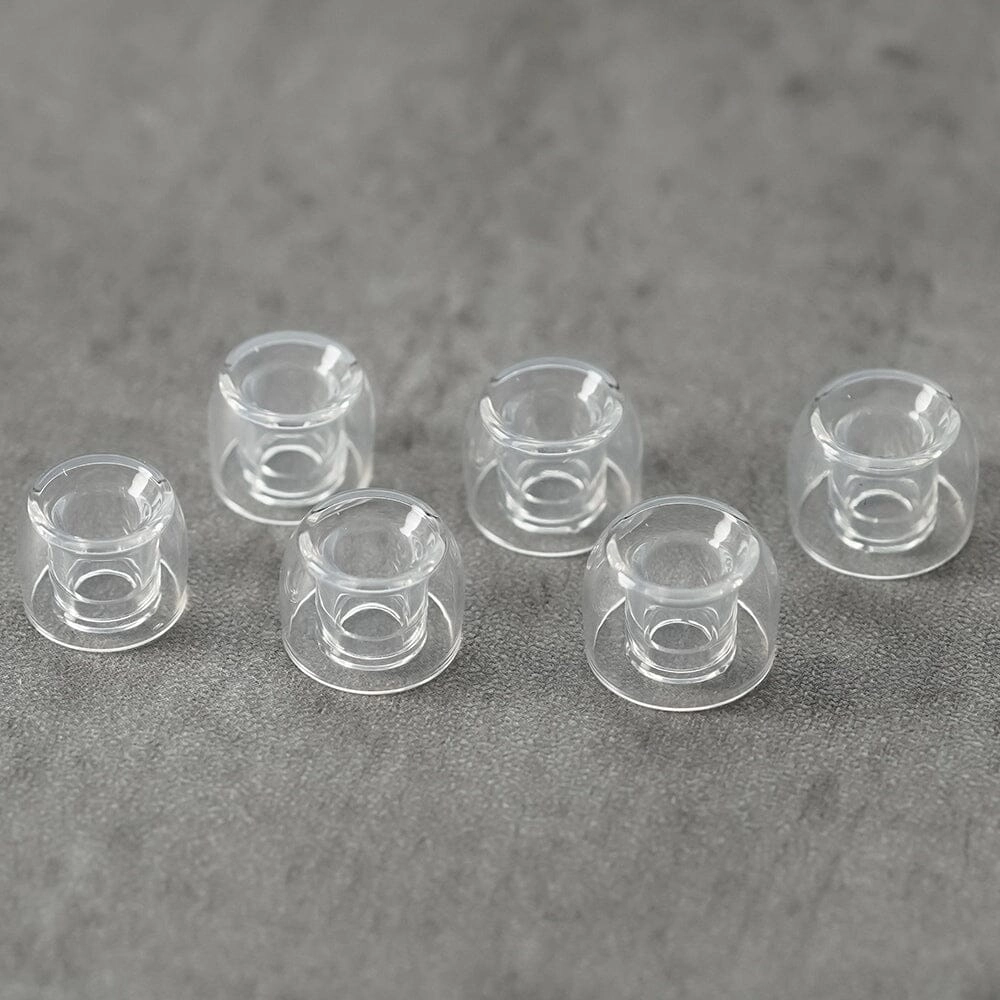 Divinus Prism Wide Bore LSR Eartips For 4-6mm Nozzle