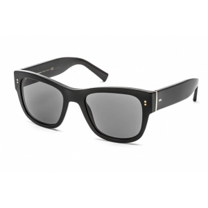 Dolce & Gabbana Men's Sunglasses - Grey Lens Black Cat Eye Shape Frame | DG4338 501/87