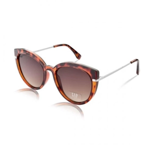 Gap Women's Sunglasses - Havana Plastic Cat Eye Frame Brown Lens | GAP SGP407 HAV