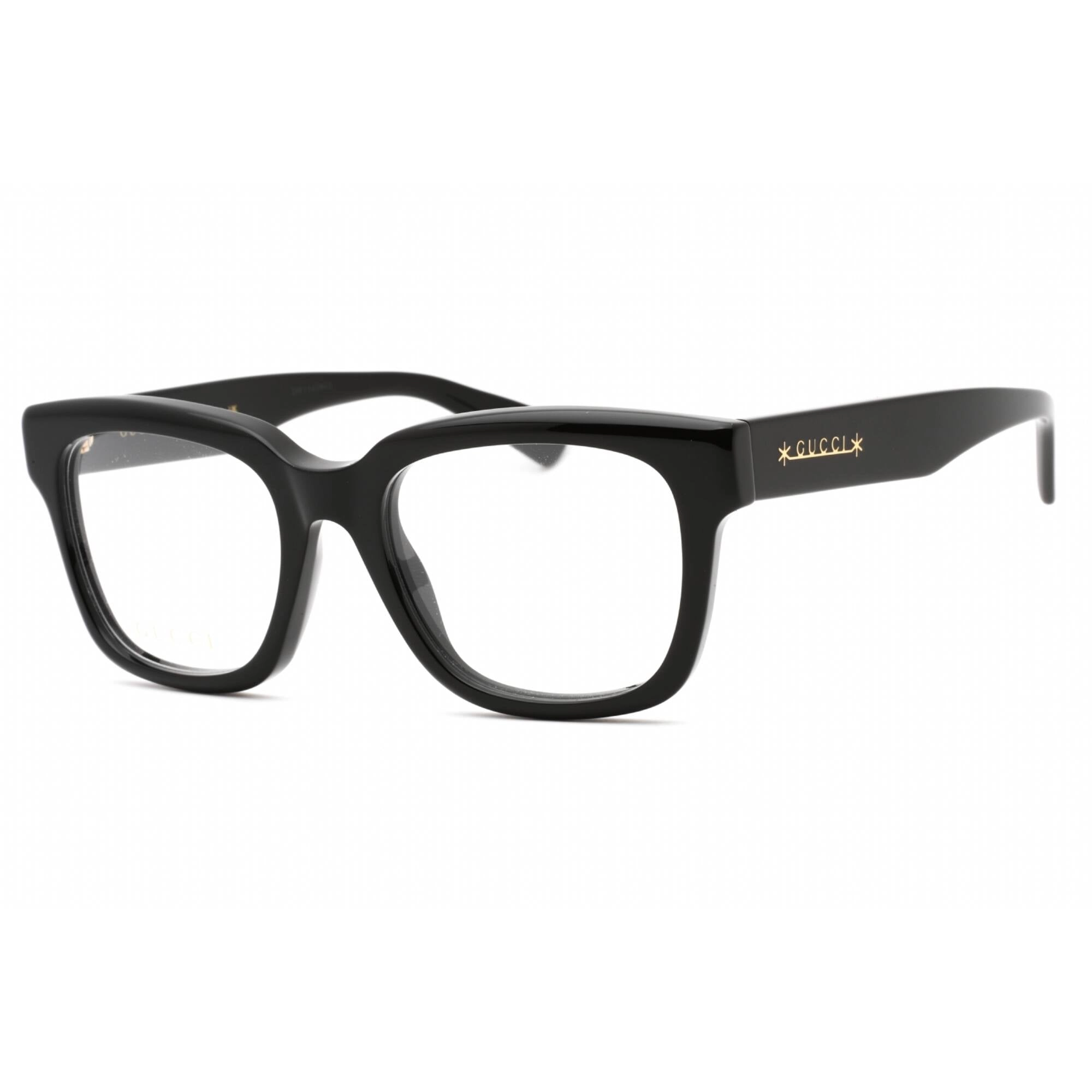 Gucci Men's Eyeglasses - Black Acetate Full Rim Frame Clear Demo Lens | GG1176O 001