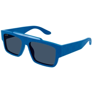 Gucci Men's Sunglasses - Blue Logo Pattern Recycled Acetate Square Frame | GG1460S 008