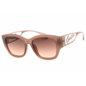 Guess Factory Women's Sunglasses - Rectangular Frame Gradient Brown Lens | GF0403 50F
