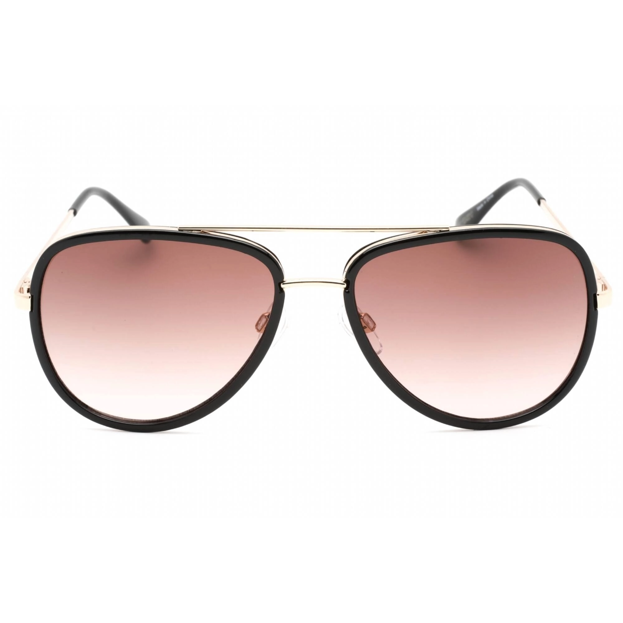 Guess Factory Women's Sunglasses - Shiny Black Frame Gradient Smoke Lens | GF0417 01B