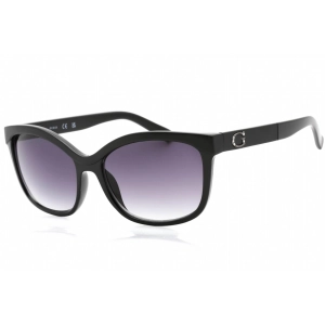 Guess Factory Women's Sunglasses - Shiny Black Full Rim Cat Eye Frame | GF0300 01B