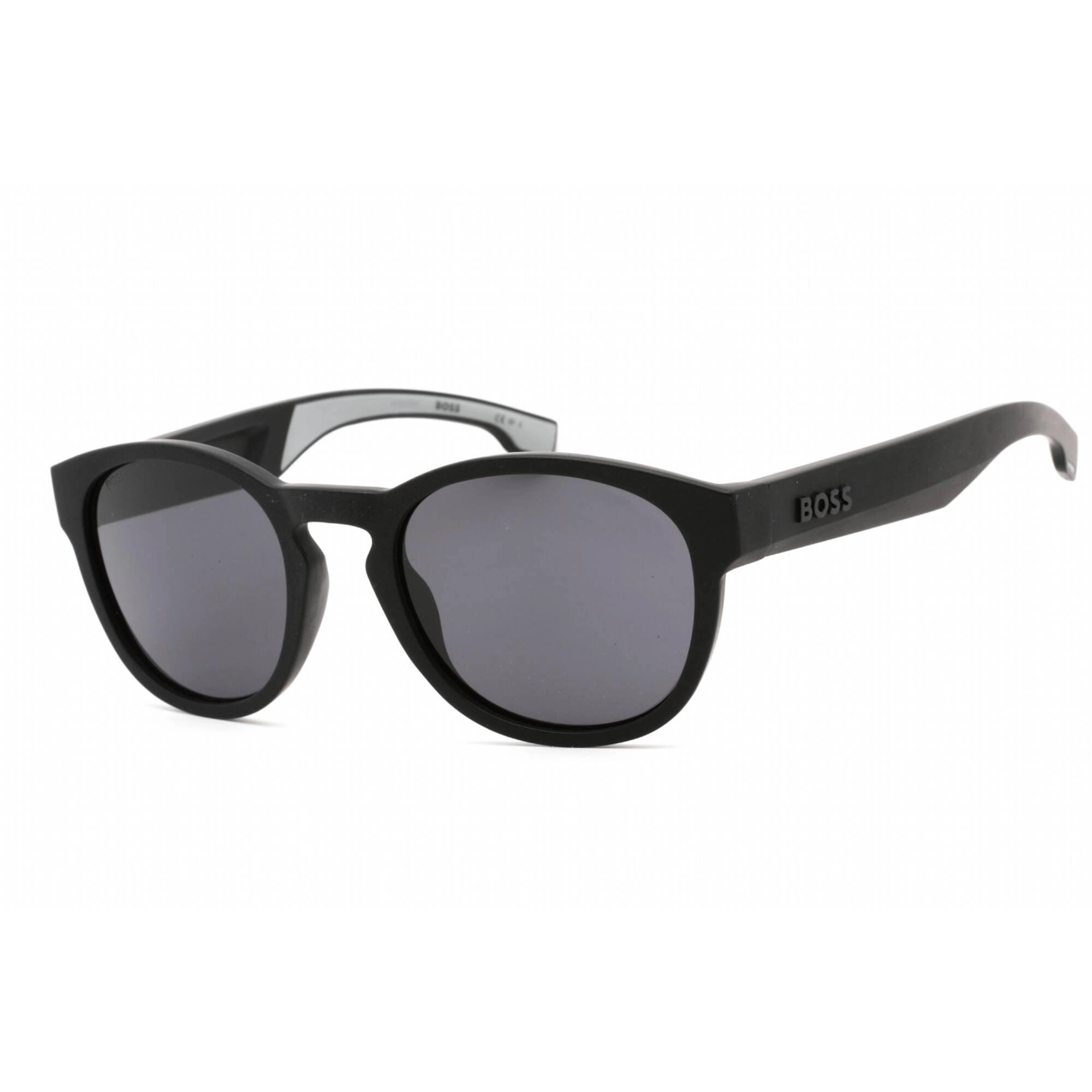 Hugo Boss Men's Sunglasses - Full Rim Black Grey Plastic Frame | BOSS 1452/S 0O6W