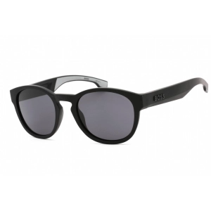 Hugo Boss Men's Sunglasses - Full Rim Black Grey Plastic Frame | BOSS 1452/S 0O6W