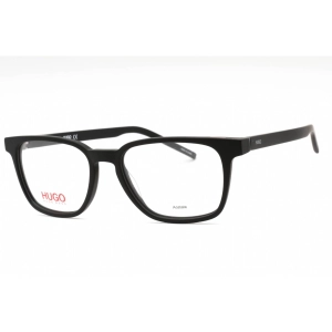 HUGO Men's Eyeglasses - Matte Black Plastic Rectangular Full Rim | HG 1130 0003 00
