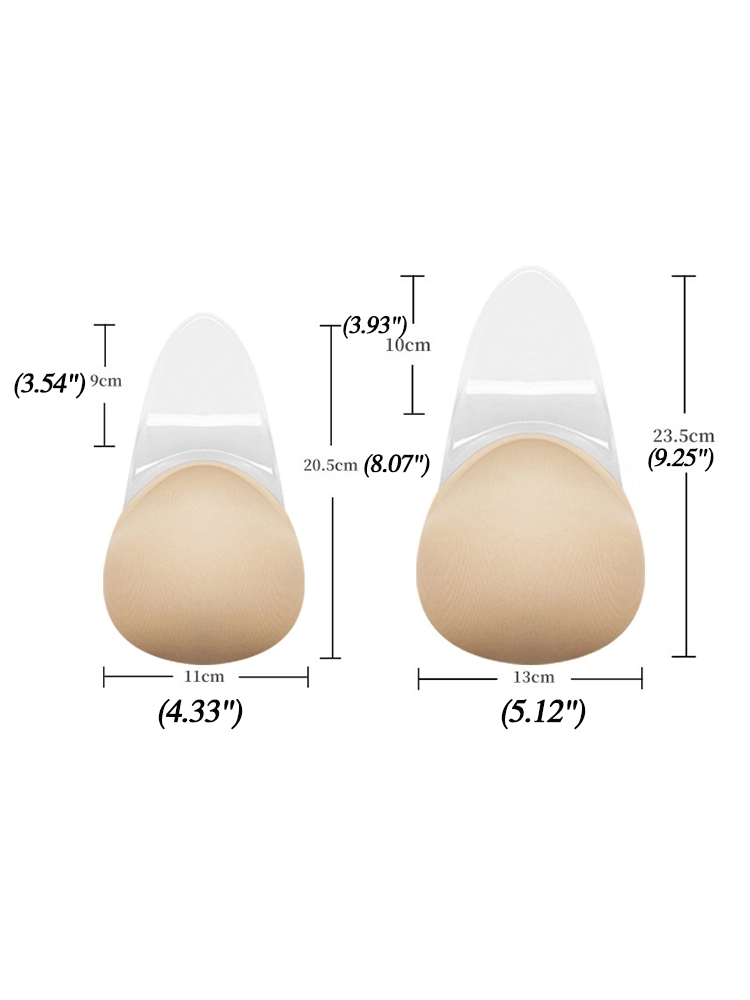 Invisible Frosted Water Drop Silicone Lifting Bra