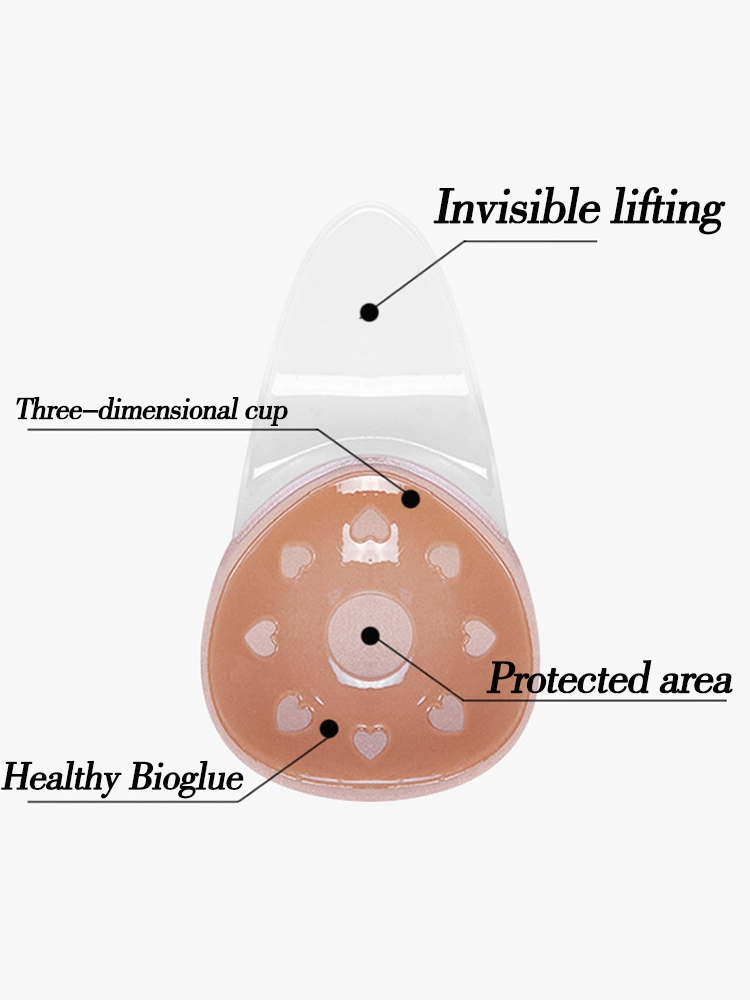Invisible Frosted Water Drop Silicone Lifting Bra