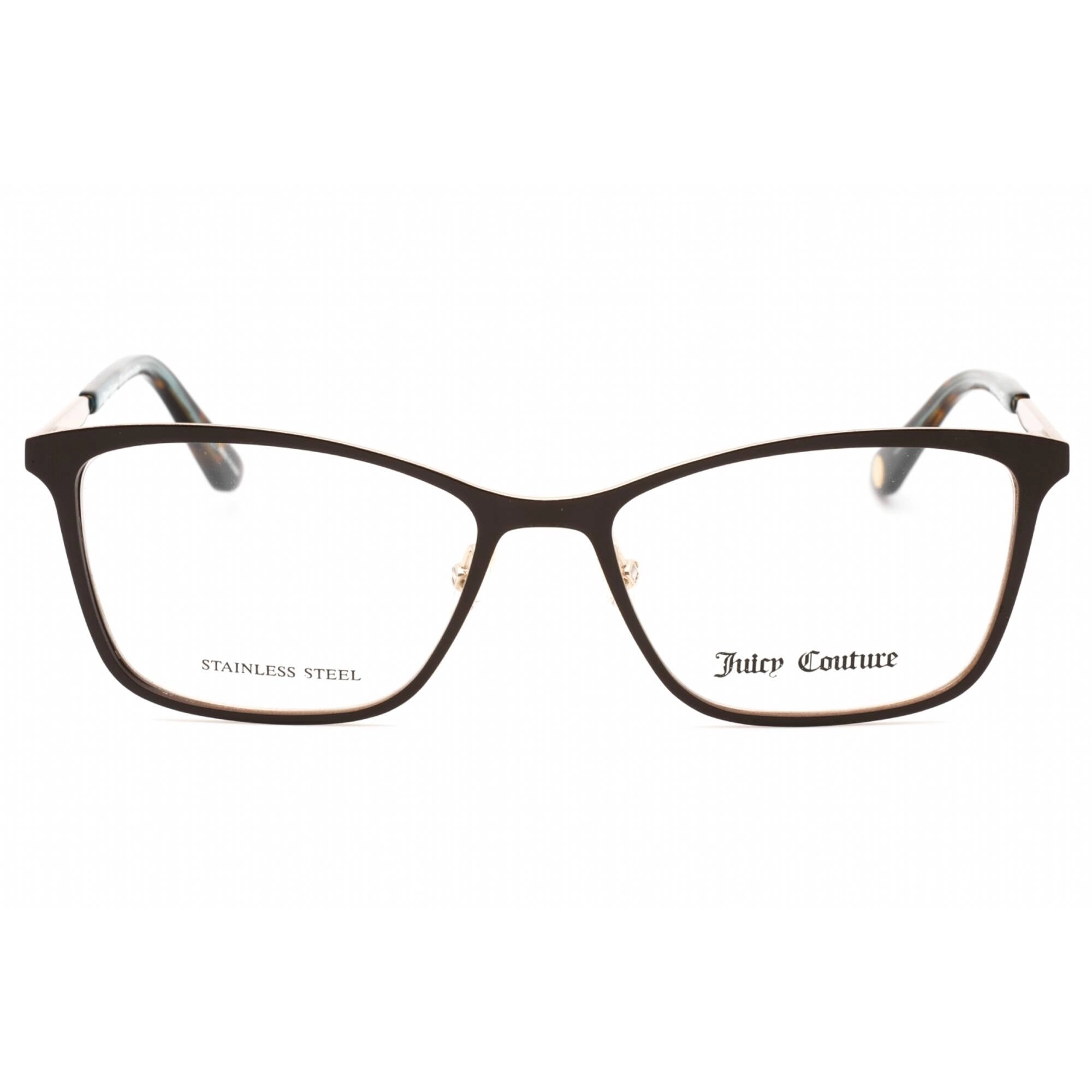 Juicy Couture Women's Eyeglasses - Matte Brown Metal Cat Eye Frame | JU 190 04IN 00