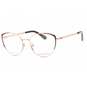 Kate Spade Women's Eyeglasses - Rose Gold Red Metal Cat Eye Frame | NOEL/G 00AW 00