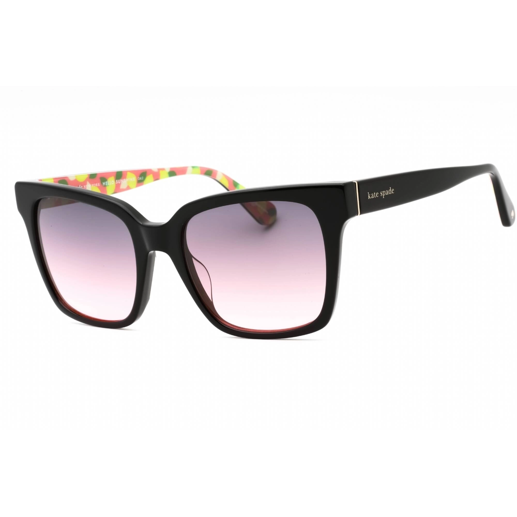 Kate Spade Women's Sunglasses - Black Plastic Cat Eye Frame | HARLOW/G/S 0807 FF