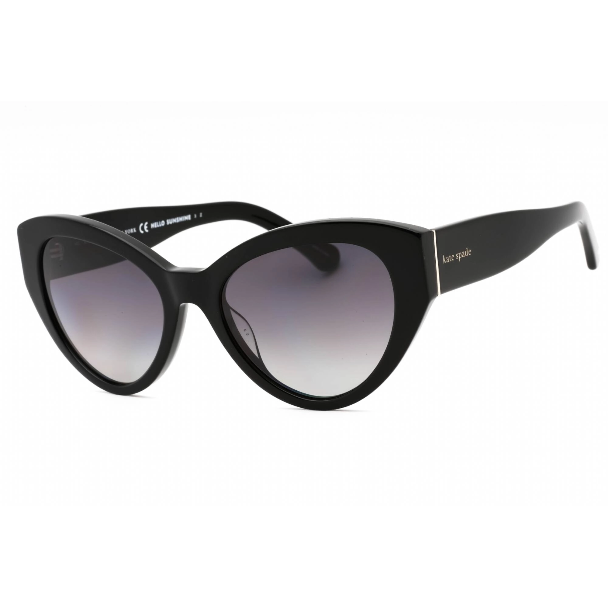 Kate Spade Women's Sunglasses - Black Plastic Cat Eye Frame | PAISLEIGH/S 0807 WJ
