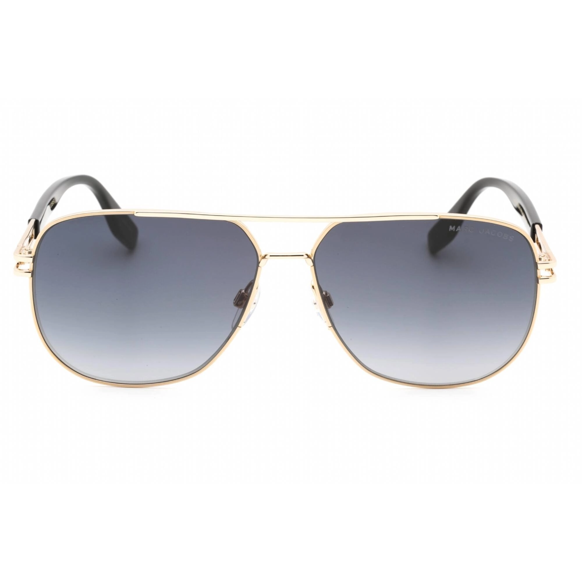 Marc Jacobs Men's Sunglasses Gold Black Full Rim Aviator Frame | MARC 633/S 0RHL 9O