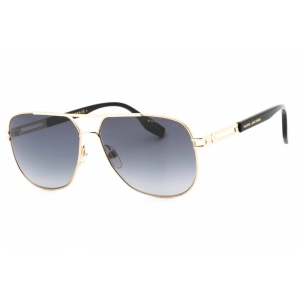 Marc Jacobs Men's Sunglasses Gold Black Full Rim Aviator Frame | MARC 633/S 0RHL 9O